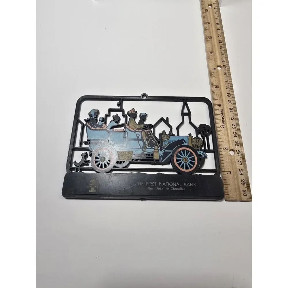 Vintage Calendar Topper Advertiser The First National Bank Vernon Co.